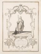 FRENCH ROYALTY : a collection of 28 large copper engravings, 18th cent.