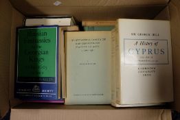 BYZANTIUM WORLD : a box of books.