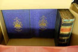 LELOIR, M - Histoire du Costume : with a box of misc. books.