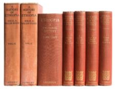 BUDGE, Sir E.A. Wallis - A History of Ethiopia Nubia & Abyssinia : 2 vols, map, 49 plates, org.