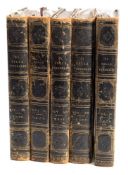 BELLE ASSEMBLEE : 5 vols, vols. 1X, X, X1, X11; X1V, hand coloured plates, cont.