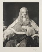 COLERIDGE : Three monochrome engravings - Lord Coleridge as Lord Chief Justice and John Patterson