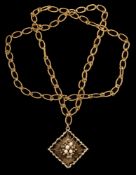 A 9ct gold,
