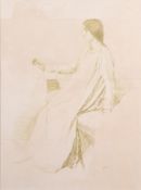 Thomas Cooper Gotch [1854-1931]- Study for The Awakening;