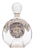 A Guerlain, Paris, an Art Nouveau clear glass,