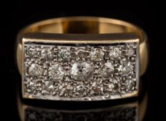 An 18ct gold and diamond,