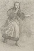 Thomas Cooper Gotch [1854-1931]- Putting her finger to her lips she made a sign to me not to speak,