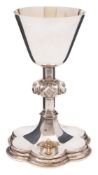 An Edward VII silver communion chalice, maker Frederick Dendy Wray, London,