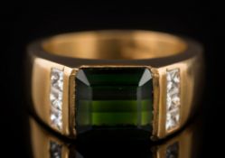 An 18ct gold,