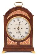 John Upjohn, Exeter, a mahogany bracket clock: the eight-day duration,