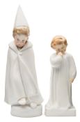 Two early Royal Doulton figures: The Dunce HN. 6 and Darling HN.