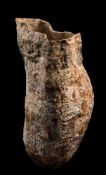 * Ewan Henderson [1934-2000] large female form: the open vessel formed from patchwork laminate