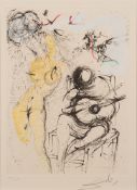 * Salvador Dali [1904-1989]- Nude with Parrot,