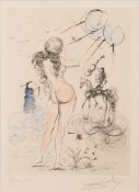 * Salvador Dali [1904-1989]- Nude, Horse and Death,