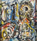 * William Lyons Wilson [1892-1981]- The Eye; 1960s abstract,