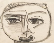 * William Sydney Graham [1918-1986]- Muse,:- inscribed on the reverse graphite drawing 19.5 x 24.