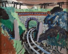 * Tony Giles [1925-1994] - Stone railway bridge,