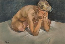 * Ken Symons [1927-2010]- Val, Morning Light I; Annie, Head on Arms,:- two,