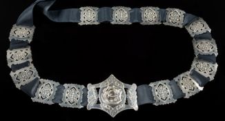 An art nouveau sterling silver,