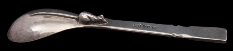 A Guild of Handicraft silver preserve spoon,