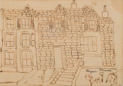 * Bryan Pearce [1929-2006]- Terrace of cottages St Ives,