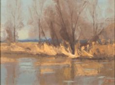 * James Fry [1911-1985]- River Frome, Holmbridge, Dorset,