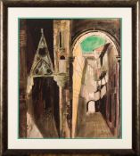 * John Piper [1903-1992]- Death in Venice III,:- screenprint,