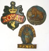 A 19th century West of England Fire Insurance 'Exeter' copper mark:,