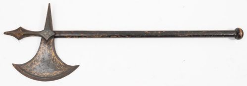 A 19th century iron headed axe:,