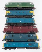 Mainline, Hornby and Lima OO/HO gauge: six assorted diesel locomotives,