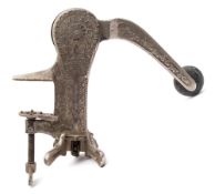 A nickel plated 'Original Safety' bar corkscrew by Gaskell:.