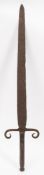 A Continental two-handed sword:,
