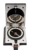 A WWII period German 'Marsh-Kompass' in black bakelite case:.