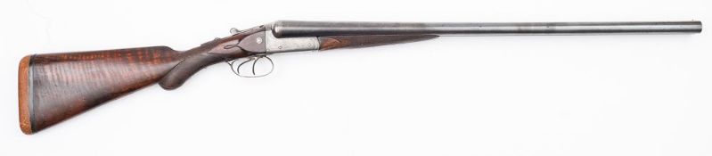 A 12 bore side by side shotgun by William Lee:, number 2124,
