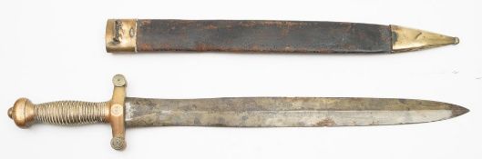 A French Model 1831 Foot Artillery Sword by Talabot, Paris:,