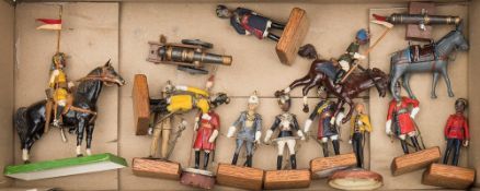 A small group of hand painted soldiers of 19th century Indian Regiments:, including Poona Horse,