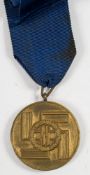 A Third Reich Period Long Service Award , 3rd Class for 8 years service:, 'Fur Treue Dienste...