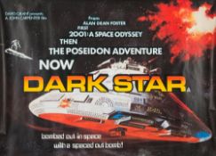 Six British Quad posters:, 'White Lightning' (1973), 'Dark Star' (1974), 'Boom',