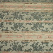 Italian upholstery brocade:, in four lengths, width 143cm, lengths 249cm, 282cm,