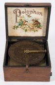 A late 19th /early 20th century Polyphon:,