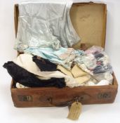 A collection of early 20th century lady's night ware and undergarments:,