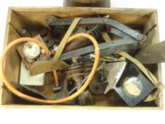 A small collection of miscellaneous motor vehicle spares and accessories,: including several fans,