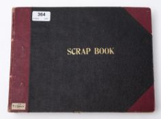 A mid-20th century scrap album of maritime postcards and photos:,