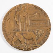 WITHDRAWN NOW INCLUDED IN LOT 276 A WWI Memorial plaque for John Rampley:.
