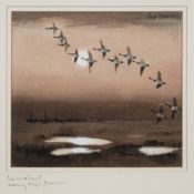 * Hugh Brandon-Cox [1917-2003]- Coming in at Dusk, a Wonderful Sight; The emotion of Evening Flight,