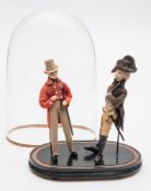 A 20th century felt doll of Napoleon:, with painted face,