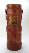 A George VI Royal Navy pattern canvas shot bucket:,