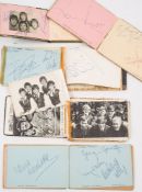 Rolling Stones, The Who and others in five autograph albums:, Brian Jones, Mick Jagger,