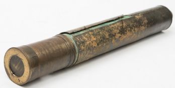 A late 19th century single draw telescope by George Gowland, Liverpool:,