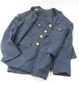 Two Royal Canadian Air Force jackets: with cloth insignia.